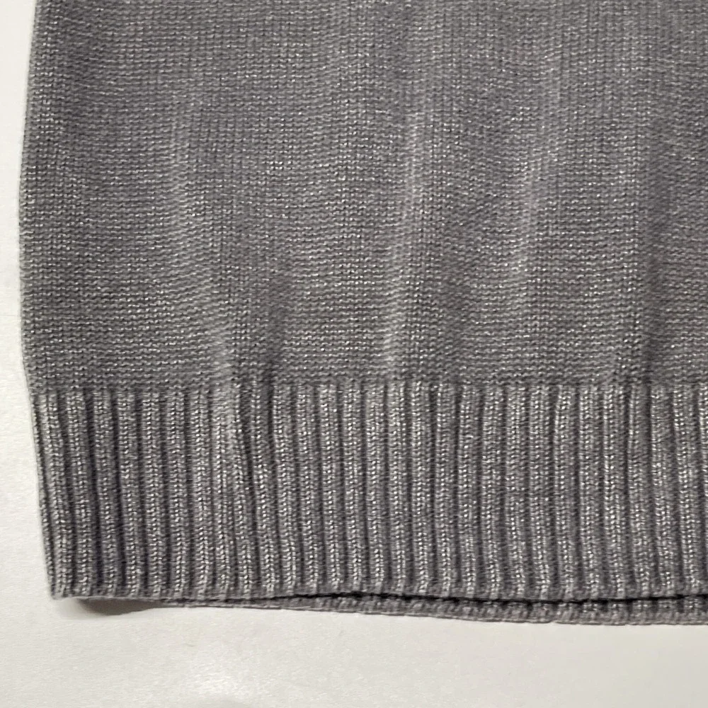 Vintage Structure Sweater 1/4 zip detailed Men's long sleeve Size Medium.